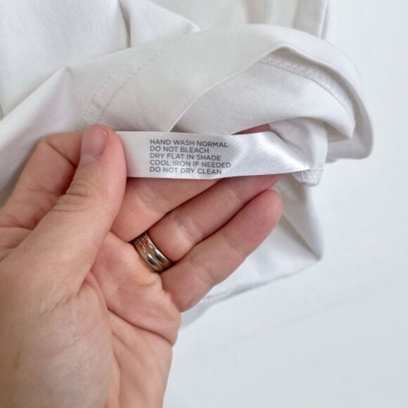 Tuckernuck TNUCK Sport Americana Piped Cotton Cropped Ryan Boyfriend Tee - Picture 6 of 7